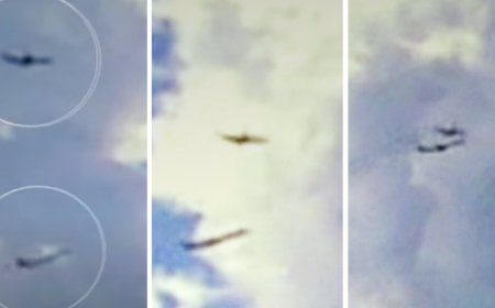 Video shows jet aborting landing on same runway as departing plane