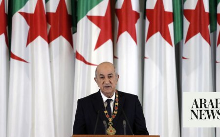Algeria president says intends to run for second term
