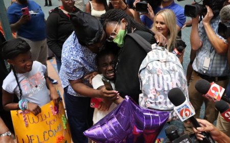 Florida woman makes emotional return home from Turks and Caicos after ammo arrest