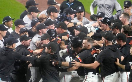 Benches clear between Yankees and Orioles after batter gets hit in head with 96 mph pitch