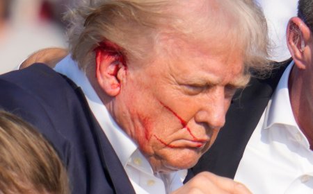 In Pictures: Moments after deadly shooting at Trump rally in Pennsylvania