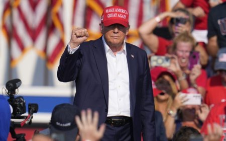 Trump follows Biden remarks with 2-word post