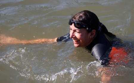 Paris mayor takes dip in ‘safe to swim Seine’ ahead of Olympics