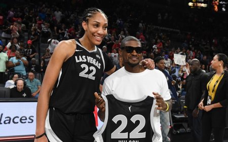 WNBA star A'ja Wilson roasts Aces teammates for photo op with Usher after disappointing loss