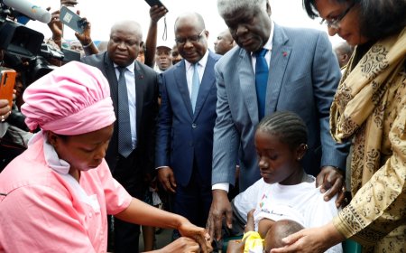 How is new malaria vaccine drive working in West Africa?