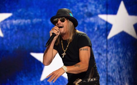 Kid Rock rallies Trump supporters at RNC as rocker leans into politics