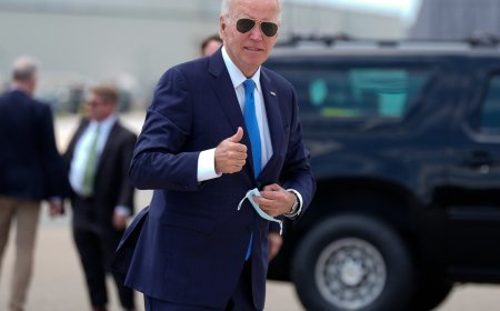 Biden seen for first time since quitting presidential race