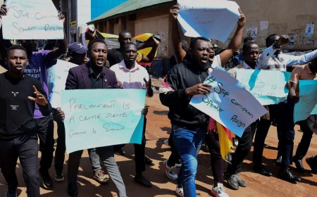 Uganda police detain dozens of people at anti-corruption protests