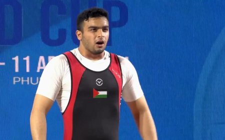 Palestinian weightlifter loses place at Olympics because of Gaza war