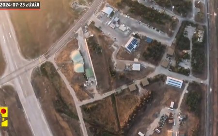 Hezbollah releases drone video footage of Israeli airbase