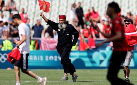 Argentina beaten 2-1 by Morocco in chaotic opening game at Paris 2024
