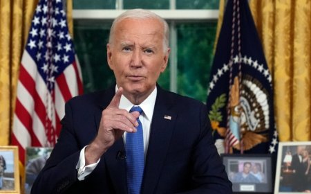 Biden in Oval Office speech says he dropped out to unite Democrats