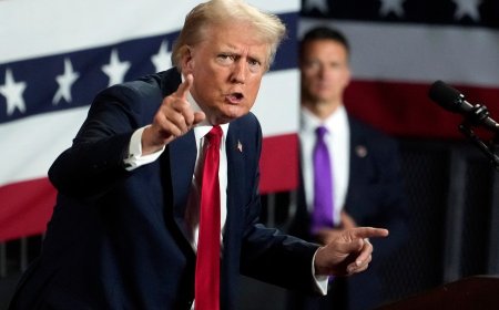 Trump blasts 'lunatic' Harris in first rally since Biden dropped out