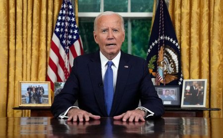 Biden backs Harris, pushes Supreme Court 'reform' in 'pass the torch' speech about ending 2024 bid