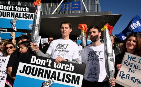 Journalists at Australian newspapers go on strike on eve of Olympics