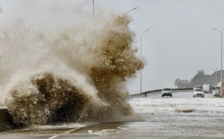 Typhoon Gaemi hits Chinese seaboard as authorities warn of flash floods