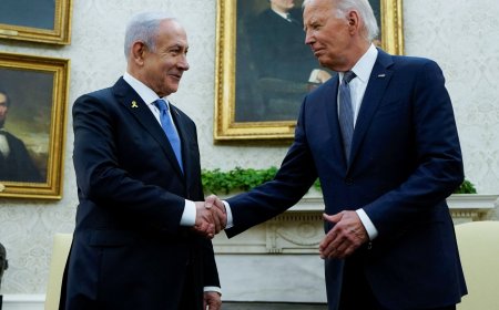 Biden hosts Israel’s Netanyahu at White House amid Gaza war protests