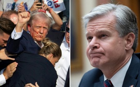 Trump blasts FBI Director Wray’s testimony of ‘shrapnel’ hitting him and not a bullet