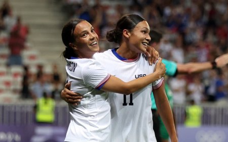 United States women's soccer team gets dominant win in first game of Paris Olympics