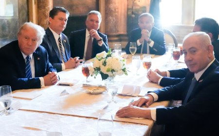 Netanyahu meets Trump at Mar-a-Lago, capping trip marked by Gaza protests