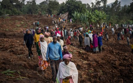 Search for hundreds missing after deadly landslides in Ethiopia