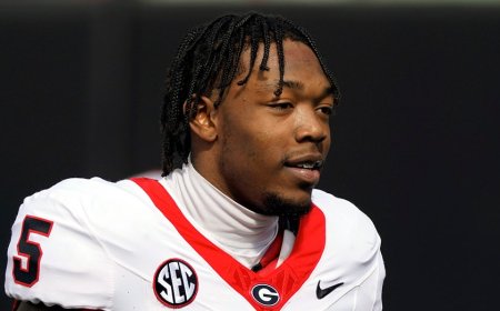 Georgia football star Rodarius Thomas being held without bail after arrest on family violence charges