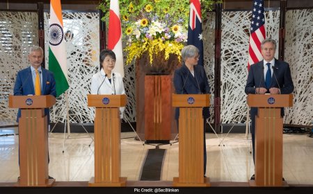 Quad Foreign Ministers Warn Of Terrorists Using New Technology