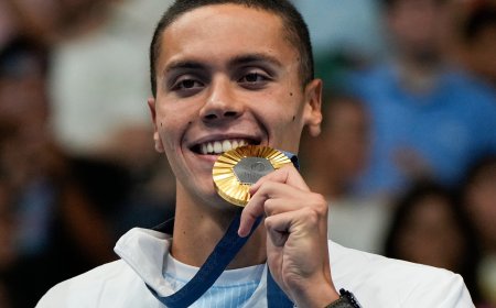 Popovici wins Olympic gold in men’s 200m free, Titmus upset by O’Callaghan