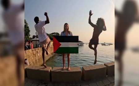 Tanzanian youth show solidarity with Palestinians