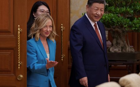 Meloni meets Xi as Italian PM seeks to ‘relaunch’ ties with Beijing