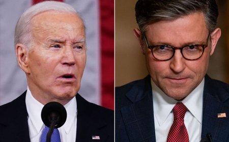 Biden's 'dead on arrival' jab at Speaker Johnson bewilders social media users: 'What does that even mean?'