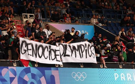 Antisemitic protesters chant ‘Heil Hitler’ during Israel soccer game at Olympics