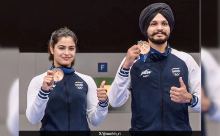 Olympics 2024 Highlights, Day 4: Manu Bhaker-Sarabjot Singh Clinch Bronze, Archer Bhajan Shines