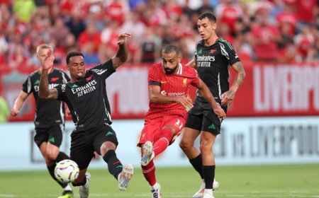 Liverpool Beat Arsenal 2-1 In Pre-Season, Manchester United Edge Past Real Betis 3-2