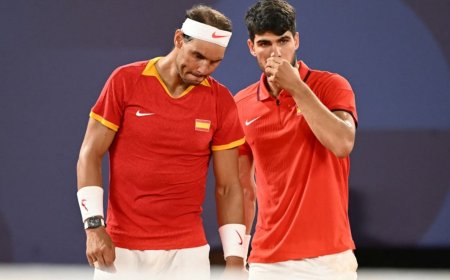 Rafael Nadal And Carlos Alcaraz Knocked Out Of Paris Olympic Doubles