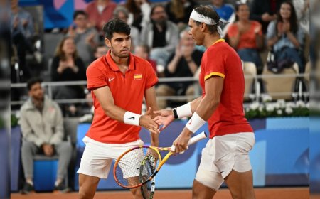 Rafael Nadal-Carlos Alcaraz Men's Doubles Quarterfinals Live Streaming Olympics 2024 Live Telecast: When And Where To Watch
