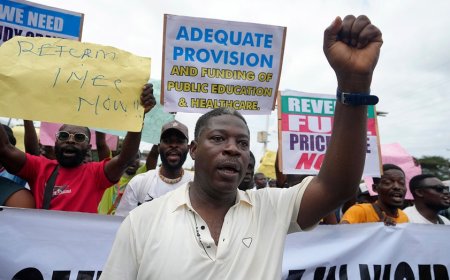 Rights group says security forces have killed 9 as Nigeria protests over hardship enter a second day