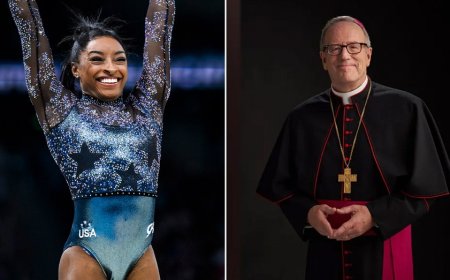 Simone Biles' performance at Olympics had almost 'mystical' quality to it: Bishop Robert Barron