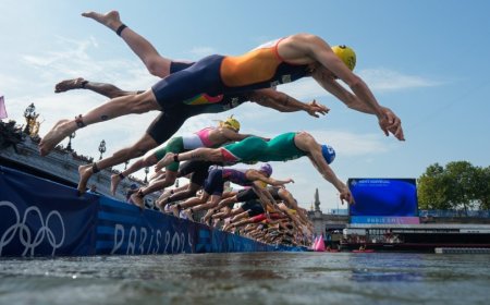 Belgium pulls out of triathlon in Seine after athlete falls ill
