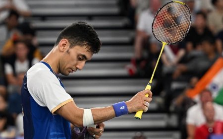 Lakshya Sen Misses Out On Olympics Bronze Medal In Badminton Men's Singles