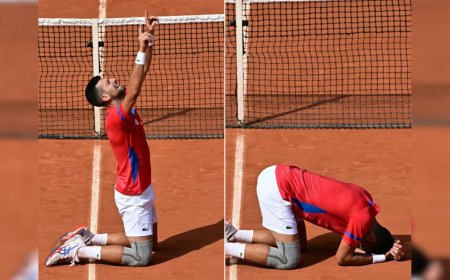 Watch: Novak Djokovic Bursts Into Tears As He Clinches Olympic Gold, His "Biggest Sporting Success"
