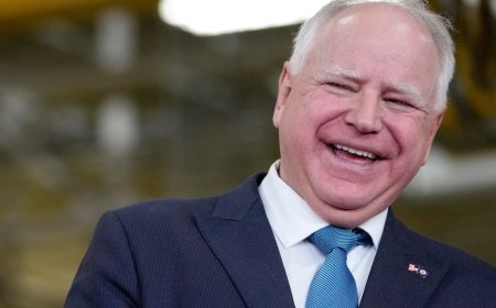 Tim Walz, favoured by progressives, selected as Harris’s running mate