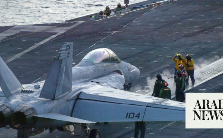 US sends ship-based Navy fighter jets to a base in the Middle East to help protect Israel