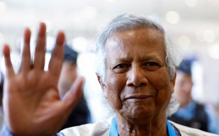 Muhammad Yunus heads home to lead Bangladesh interim government