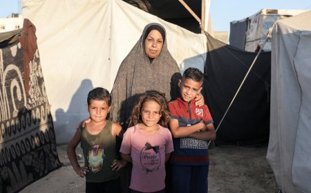 ‘My children cry all day from the heat’: Life in Gaza’s tent camps