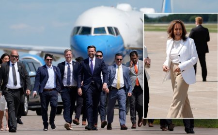 JD Vance roasts Harris on Wisconsin tarmac for avoiding press, calls Air Force 2 his 'future plane'