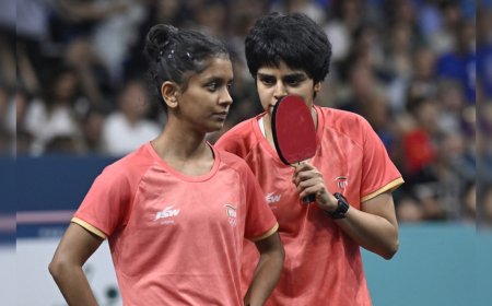 India Lose To Germany 1-3 In Women's Table Tennis Team Quarterfinals