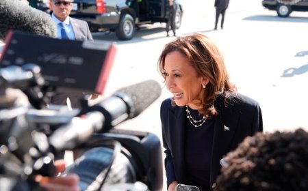 Harris takes questions, says she'll do full interview by end of August