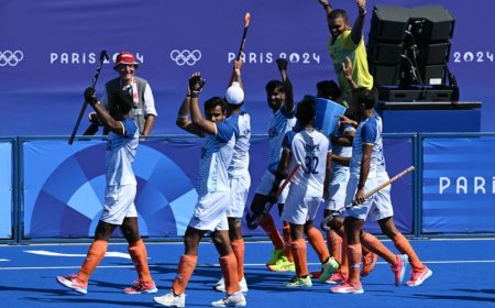 Watch: Wild On-Field Celebrations By Players After India Won Paris Olympics 2024 Hockey Bronze