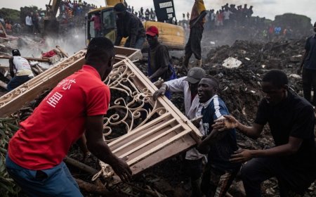 Landslide at Uganda rubbish dump kills at least 18 people